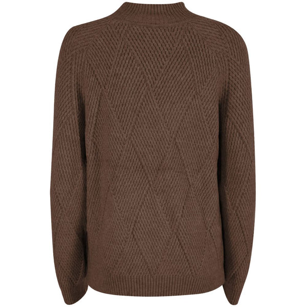 Brown Acrylic Sweater Yes Zee