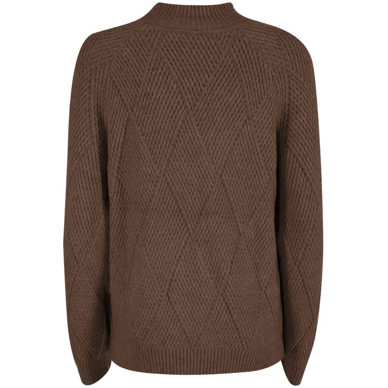 Brown Acrylic Sweater Yes Zee