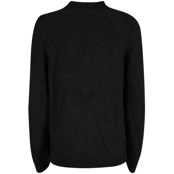 Black Acrylic Sweater Yes Zee