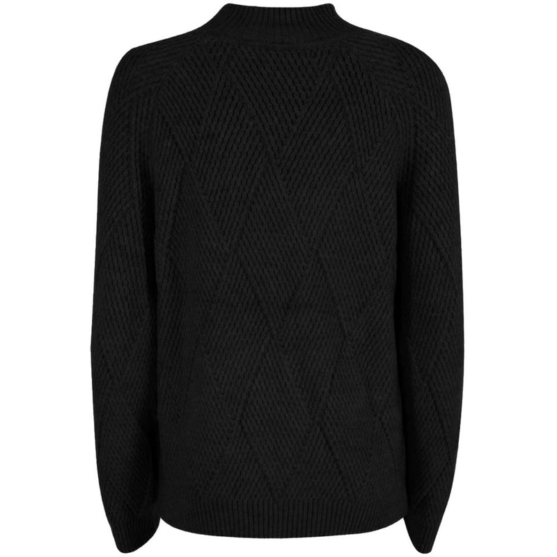 Black Acrylic Sweater Yes Zee