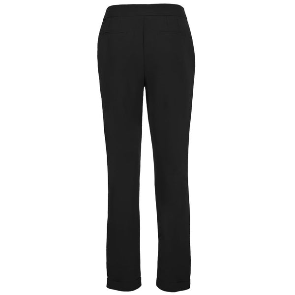 Black Polyester Jeans & Pant Yes Zee