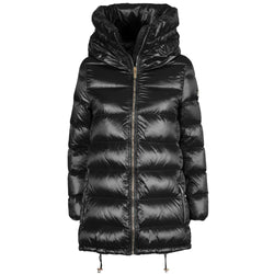 Black Nylon Women Jacket Yes Zee