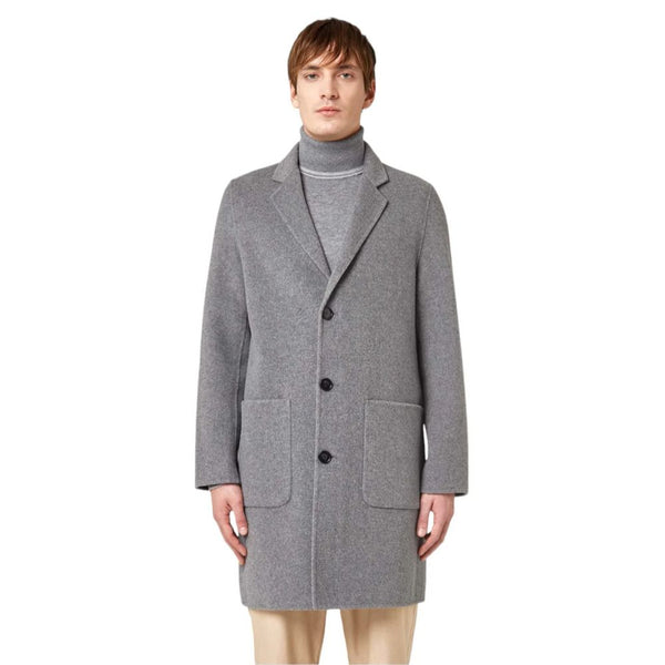 Gray Wool Jacket Alpha Studio