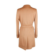 Beige Cashmere Jackets & Coat Made in Italy