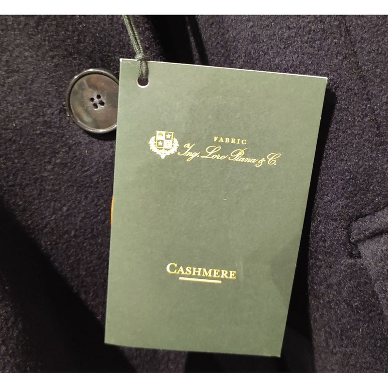 Blue Cashmere Jackets & Coat Made in Italy