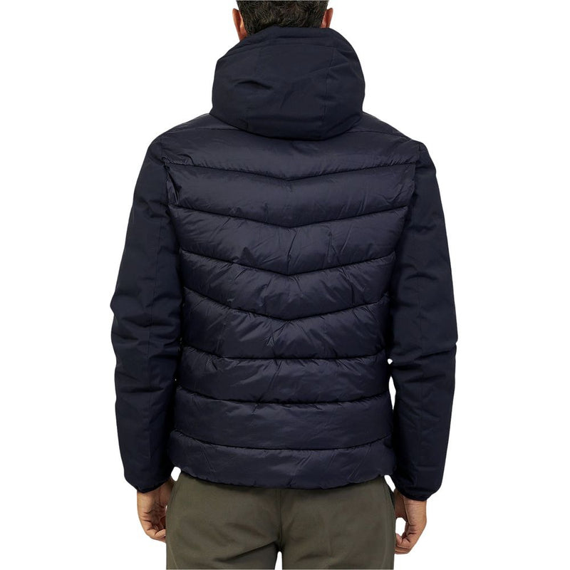 Blue Nylon Jacket Yes Zee