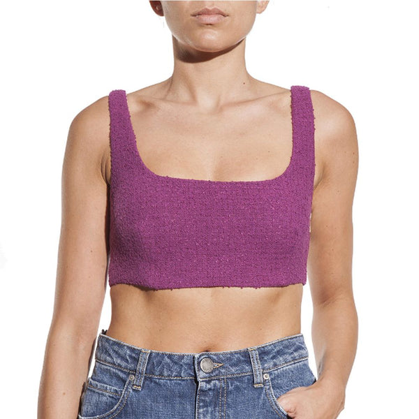 Purple Cotton Tops & T-Shirt PINKO