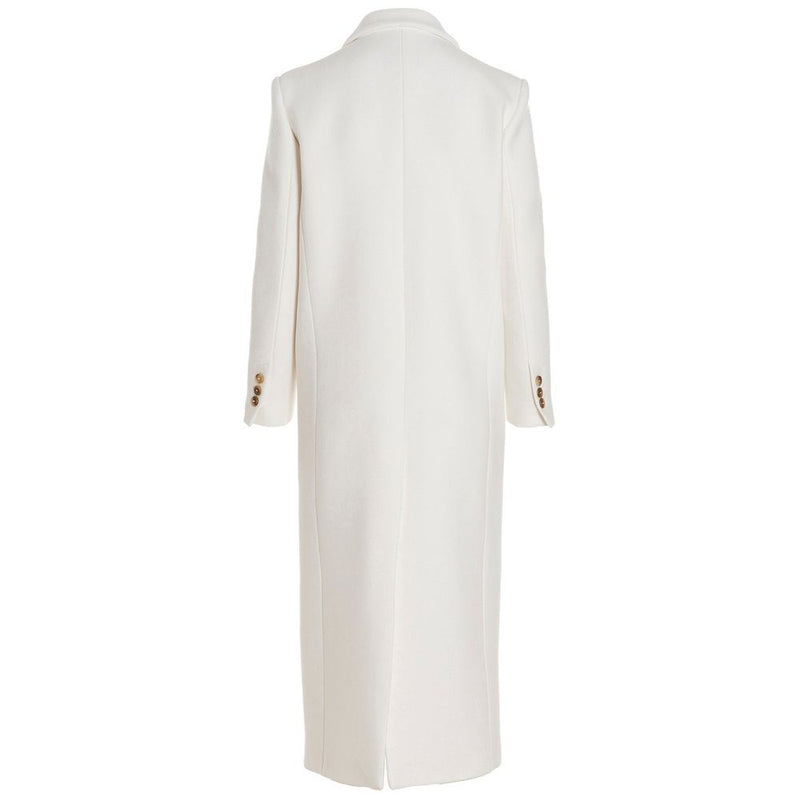 White Wool Jackets & Coat PINKO