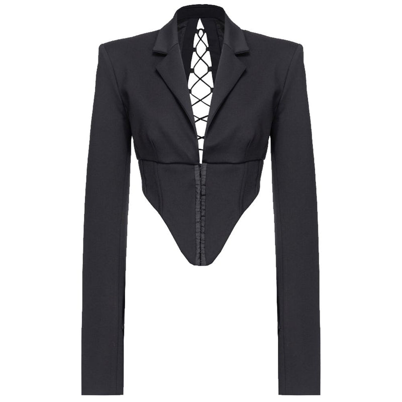 Black Viscose Suits & Blazer PINKO