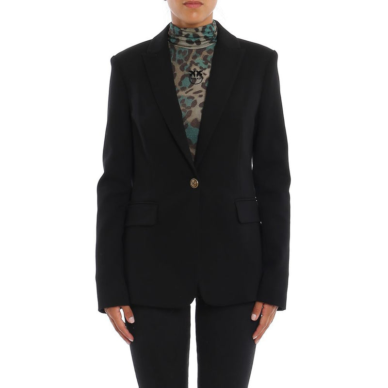 Black Viscose Suits & Blazer PINKO