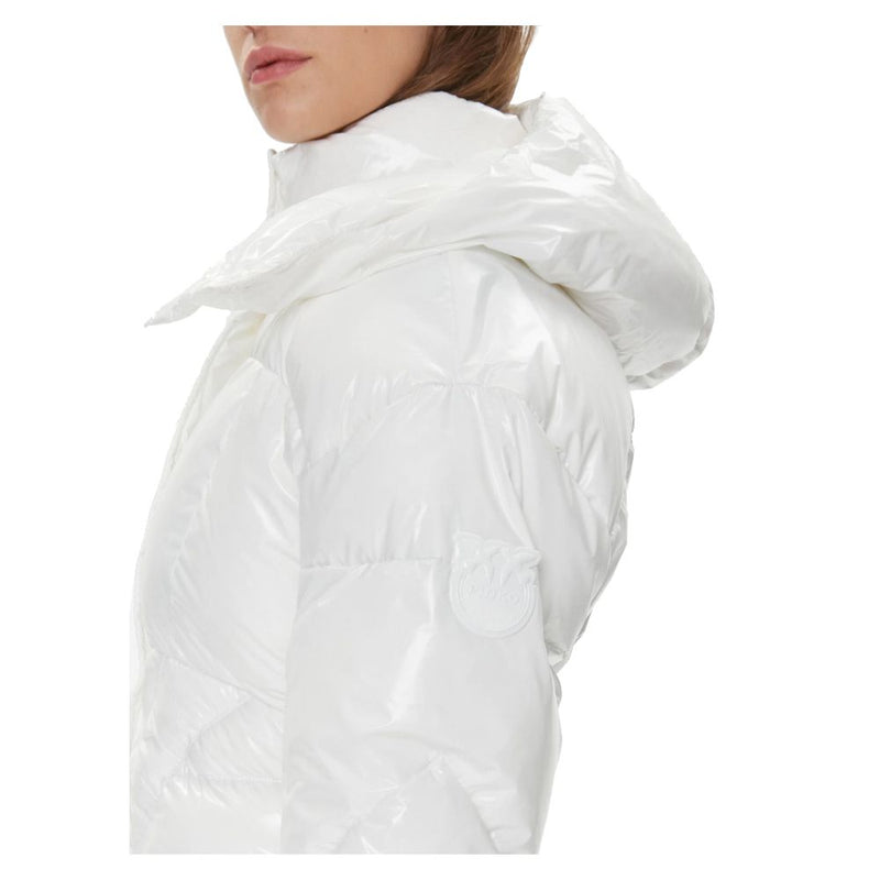 White Nylon Jackets & Coat PINKO