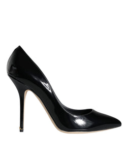 Black Patent Leather Bellucci Pumps Heels Shoes Dolce & Gabbana