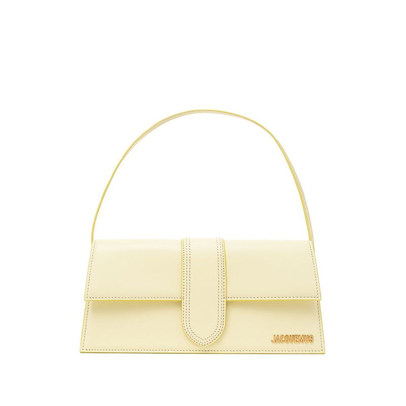 Yellow Leather Shoulder Bag Jacquemus