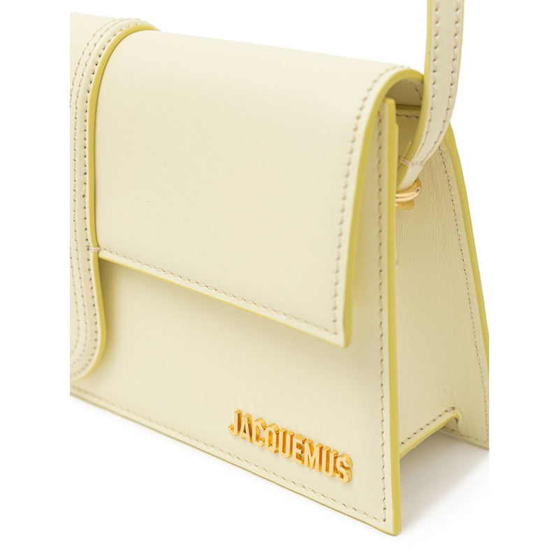 Yellow Leather Shoulder Bag Jacquemus