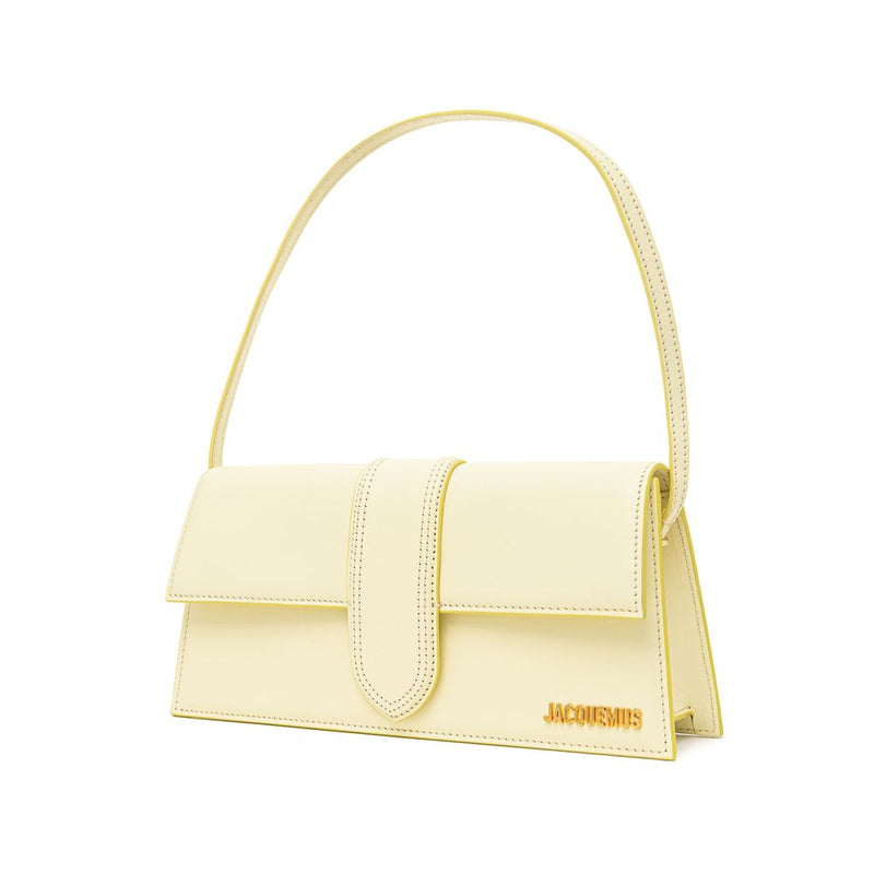 Yellow Leather Shoulder Bag Jacquemus