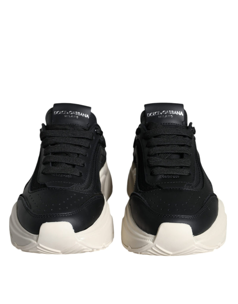 Black White DAYMASTER Leather Sneakers Shoes Dolce & Gabbana