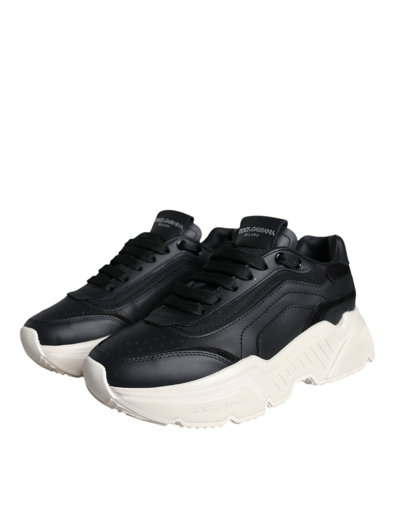 Black White DAYMASTER Leather Sneakers Shoes Dolce & Gabbana