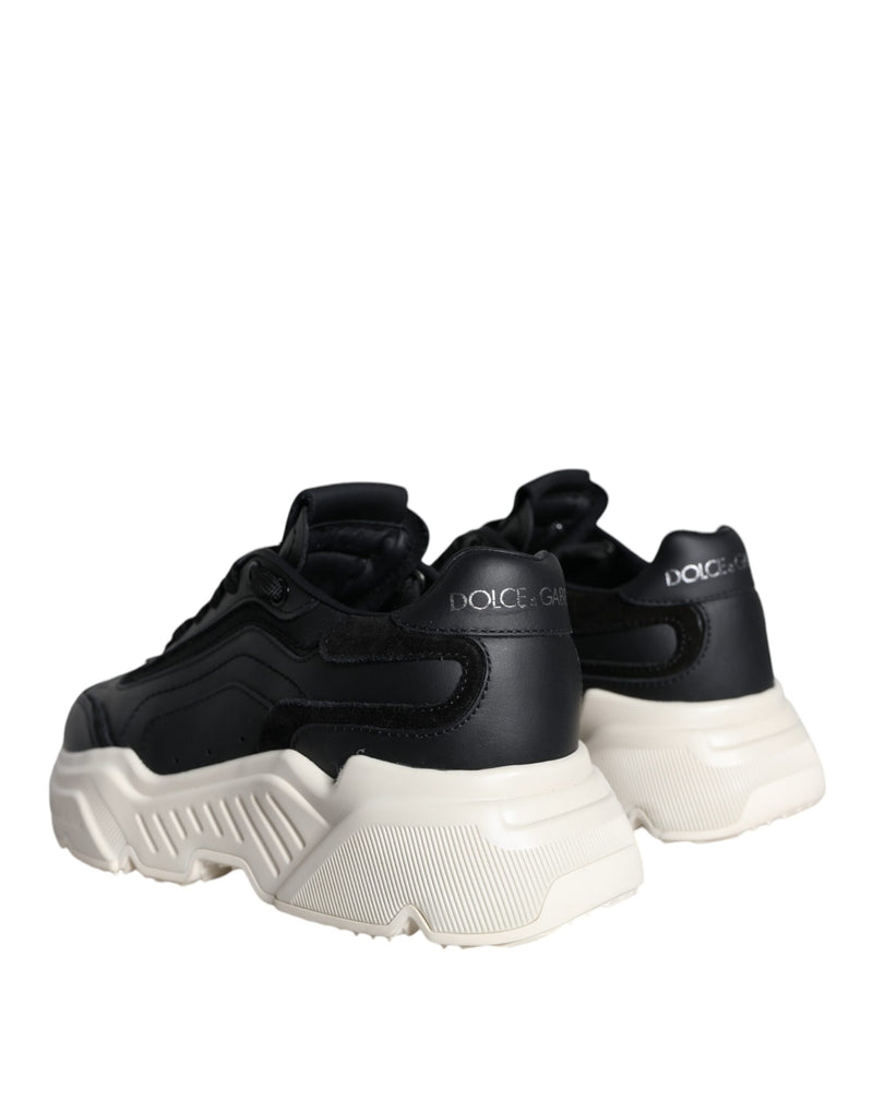 Black White DAYMASTER Leather Sneakers Shoes Dolce & Gabbana