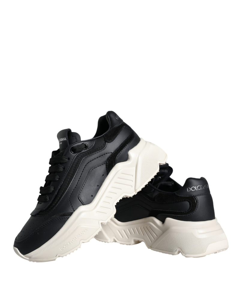 Black White DAYMASTER Leather Sneakers Shoes Dolce & Gabbana