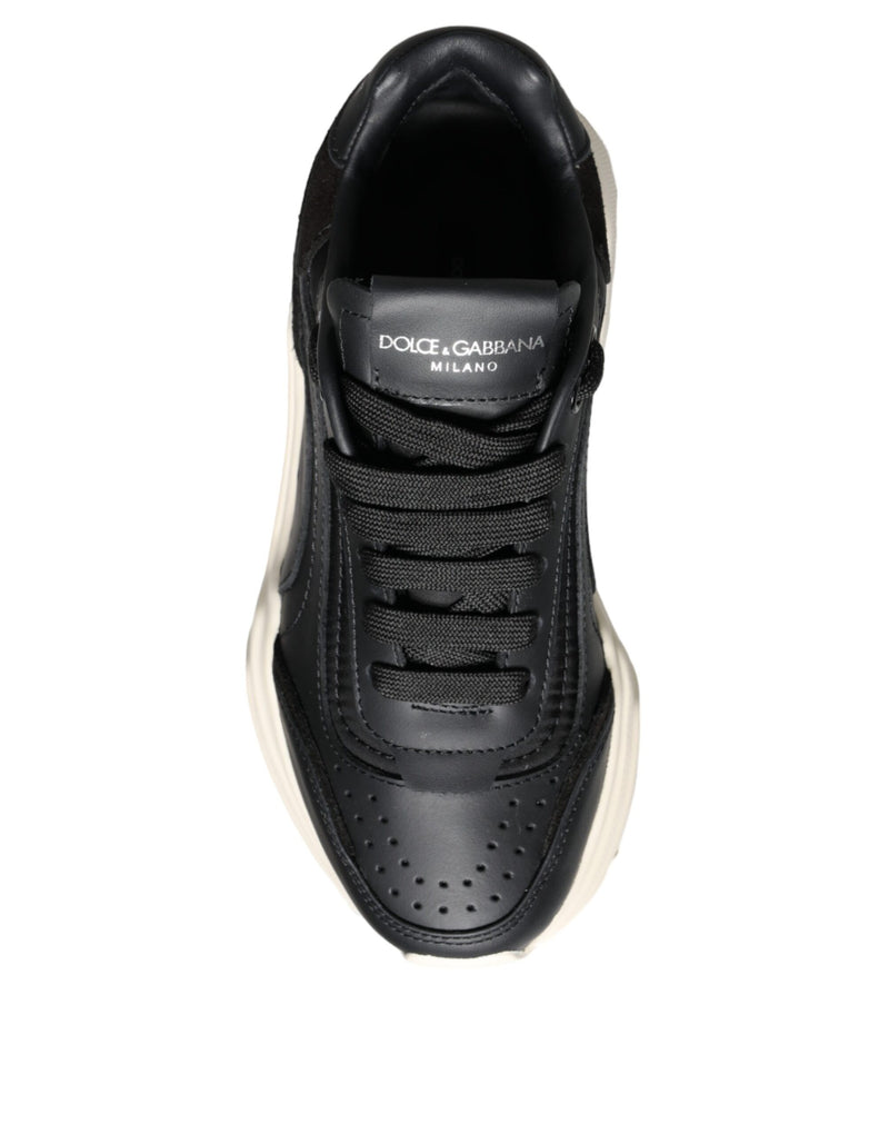 Black White DAYMASTER Leather Sneakers Shoes Dolce & Gabbana