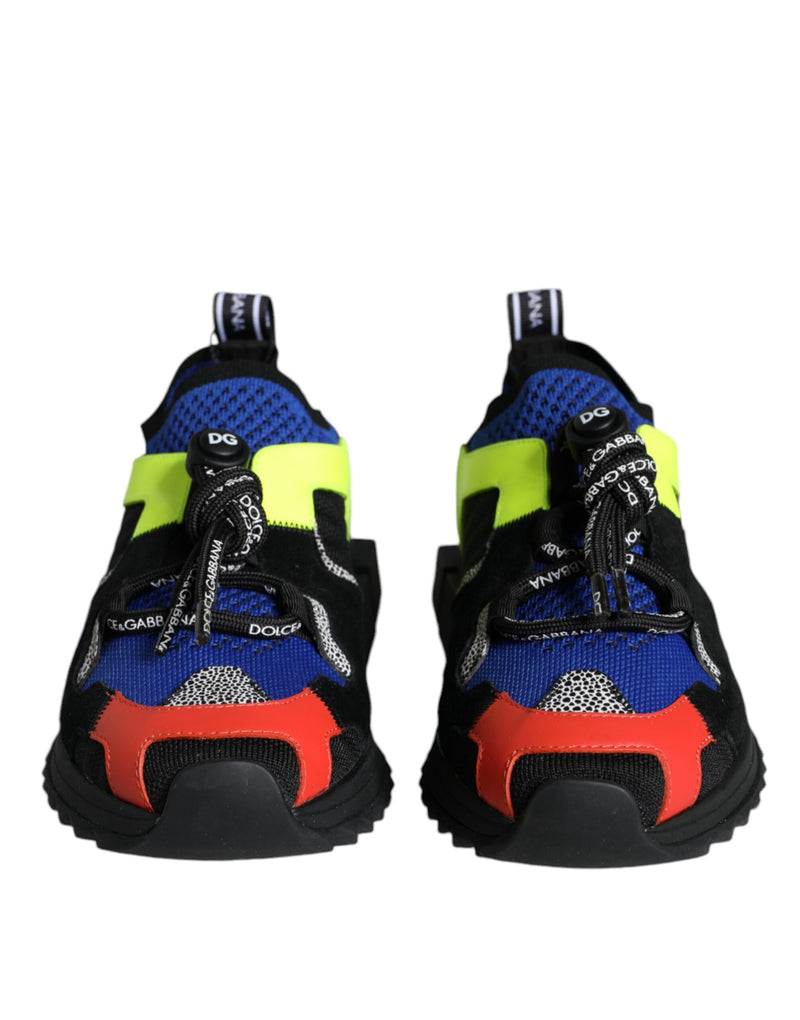 Multicolor Mesh Sorrento Trekking Sneakers Shoes Dolce & Gabbana