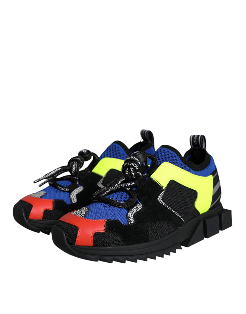 Multicolor Mesh Sorrento Trekking Sneakers Shoes Dolce & Gabbana