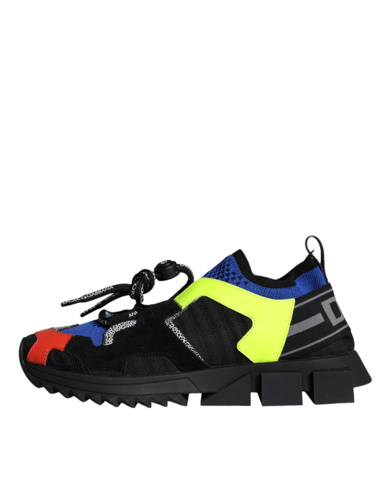 Multicolor Mesh Sorrento Trekking Sneakers Shoes Dolce & Gabbana