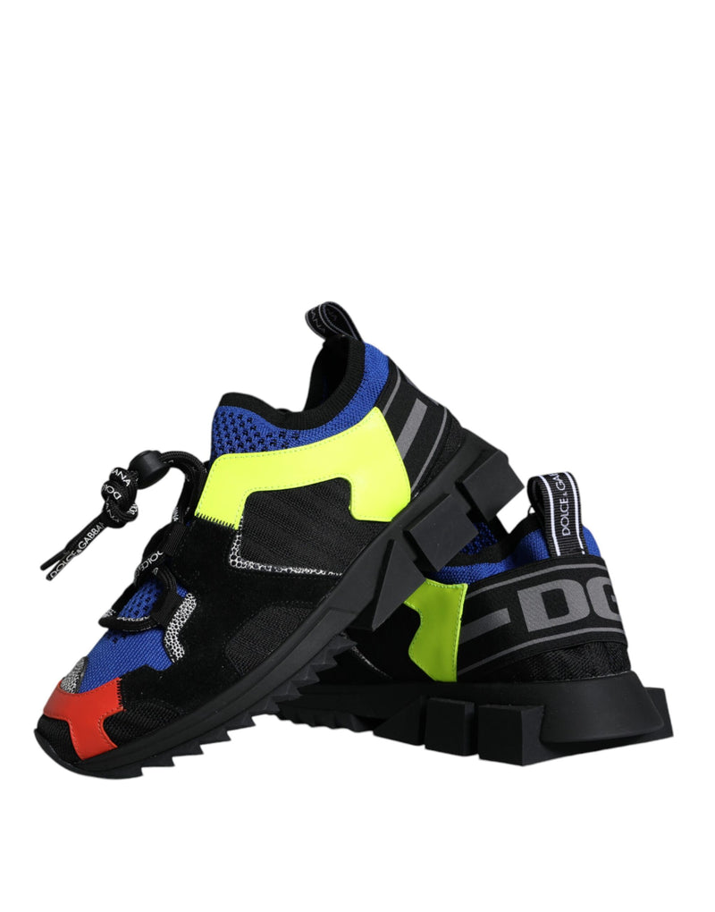 Multicolor Mesh Sorrento Trekking Sneakers Shoes Dolce & Gabbana