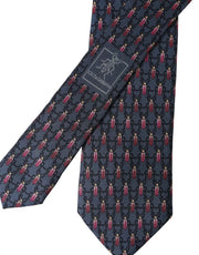 Blue Bug Print Silk Adjustable Men Tie Dolce & Gabbana