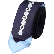 Blue Card Deck Symbols Adjustable Tie Dolce & Gabbana