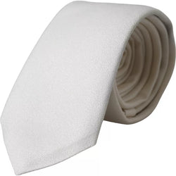 White Silk Classic Adjustable Men Tie Dolce & Gabbana