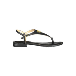 Black Leather Sandal Ralph Lauren