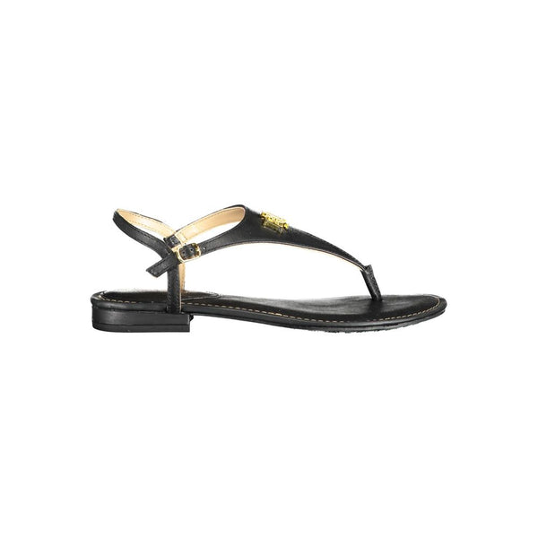 Black Leather Sandal Ralph Lauren