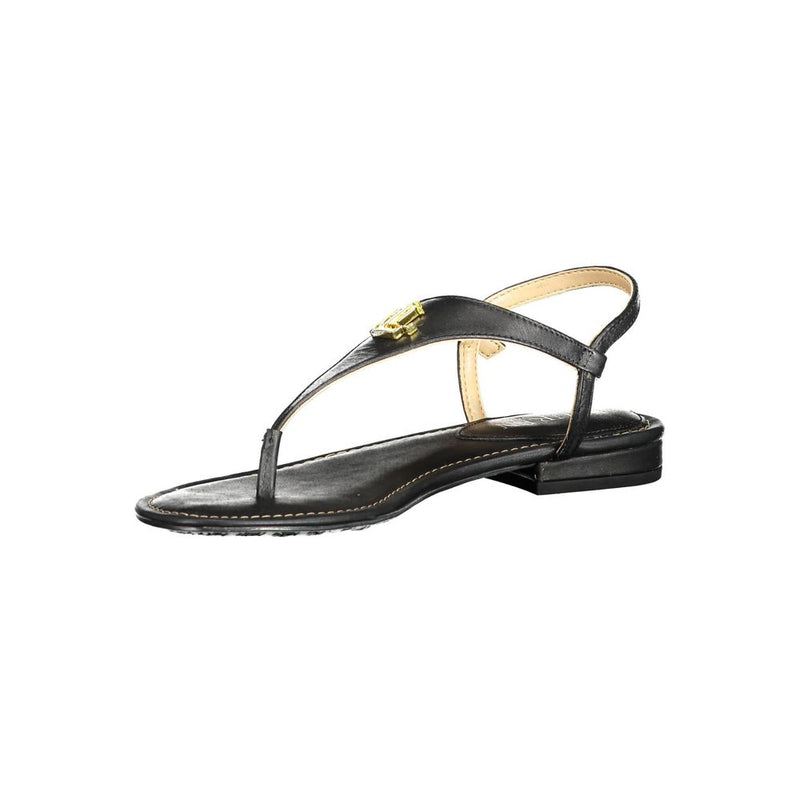 Black Leather Sandal Ralph Lauren