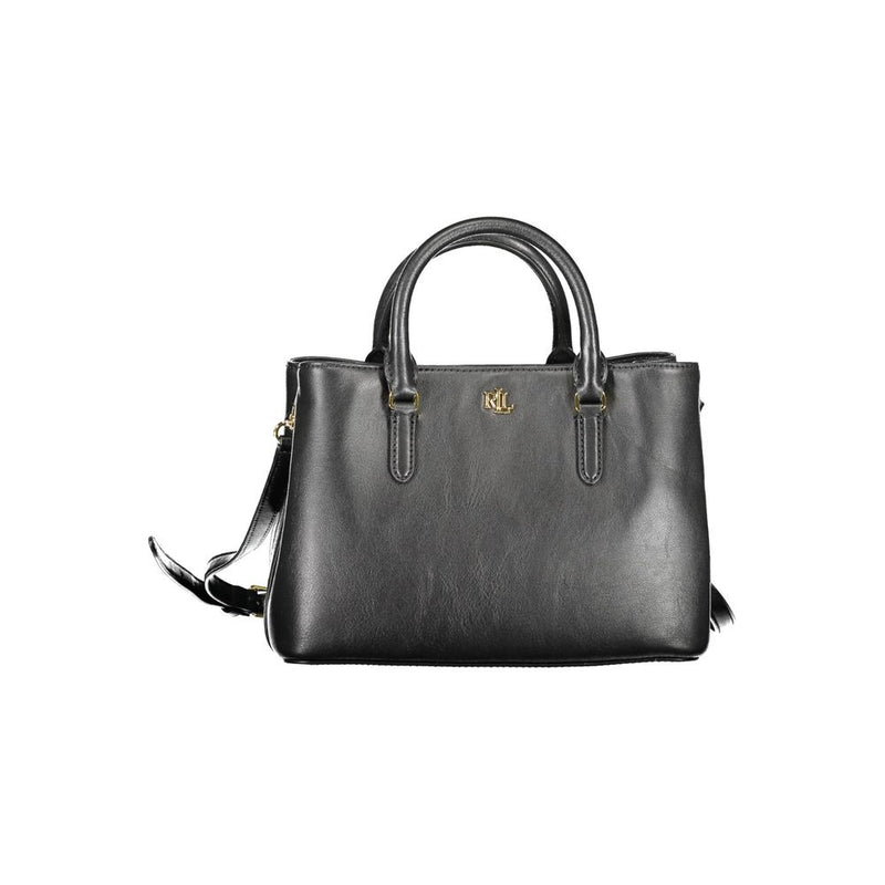 Black Leather Handbag Ralph Lauren