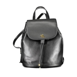 Black Leather Backpack Ralph Lauren