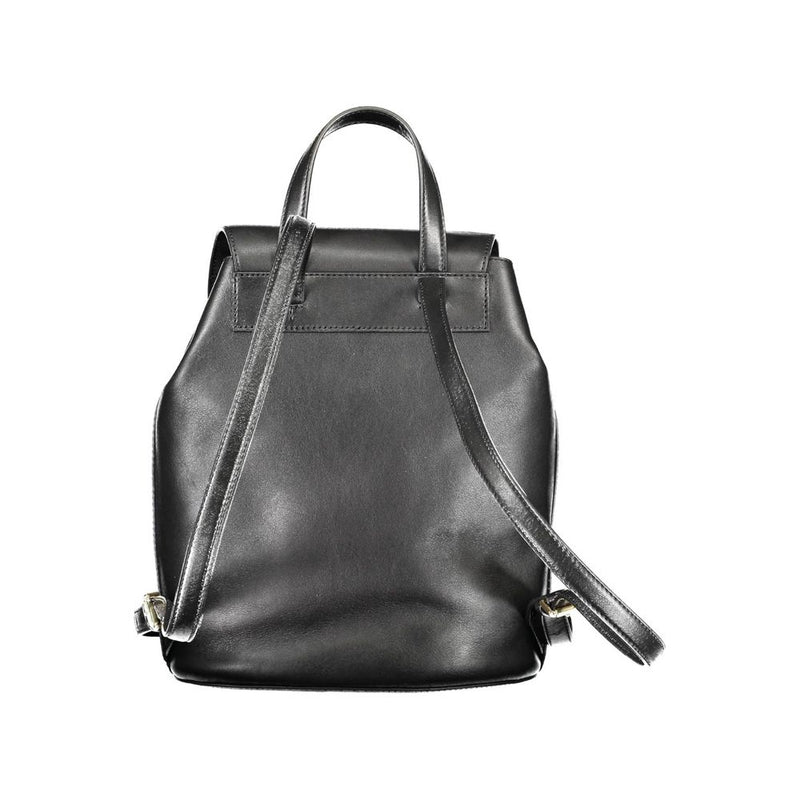 Black Leather Backpack Ralph Lauren