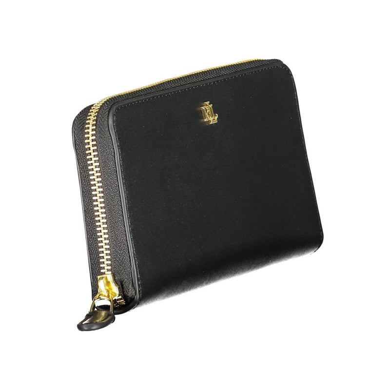 Black Leather Wallet Ralph Lauren