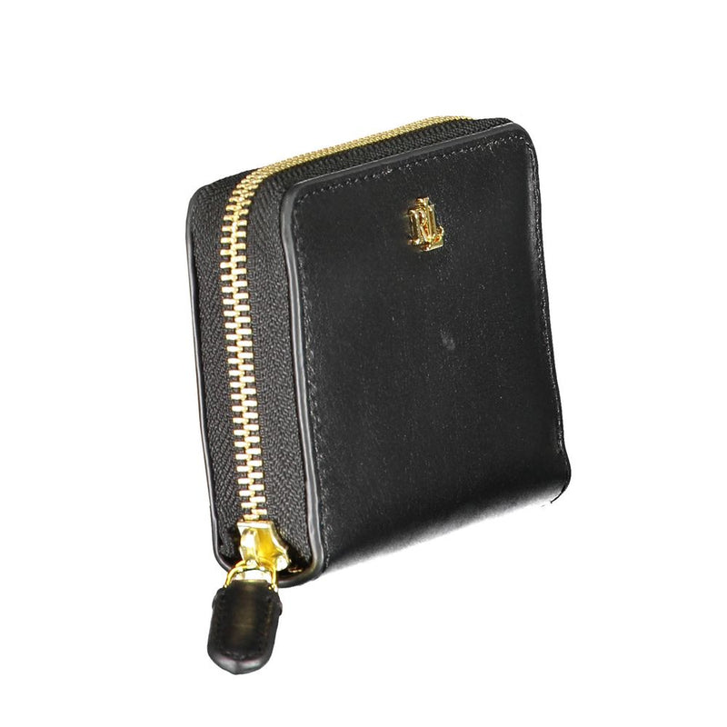 Black Leather Wallet Ralph Lauren