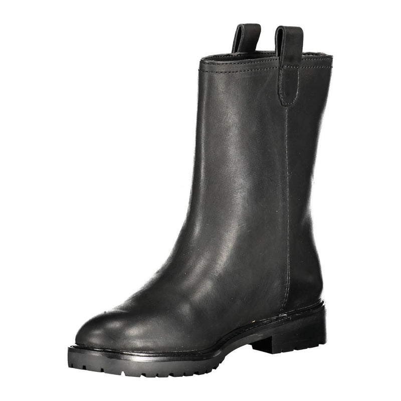 Black Polyester Boot Ralph Lauren