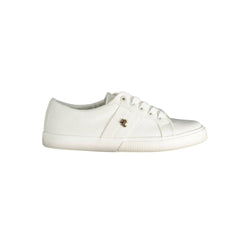 White Cotton Sneaker Ralph Lauren