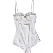 White Swimsuit One Piece Women Beachwear Bikini Dolce & Gabbana