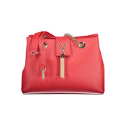 Red Polyethylene Handbag Valentino Bags