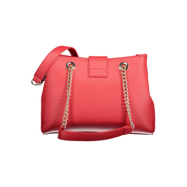 Red Polyethylene Handbag Valentino Bags