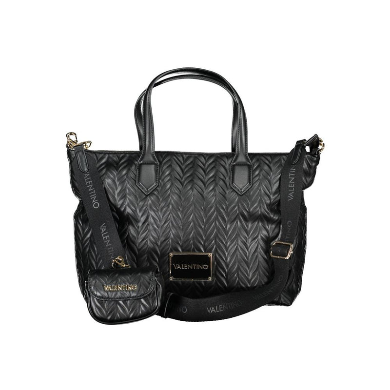 Black Polyethylene Handbag Valentino Bags