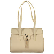 Beige Polyethylene Handbag Valentino Bags