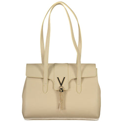 Beige Polyethylene Handbag Valentino Bags