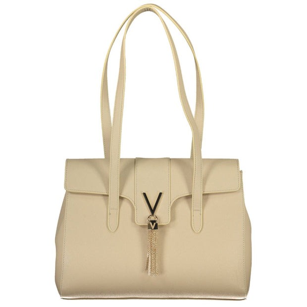 Beige Polyethylene Handbag Valentino Bags