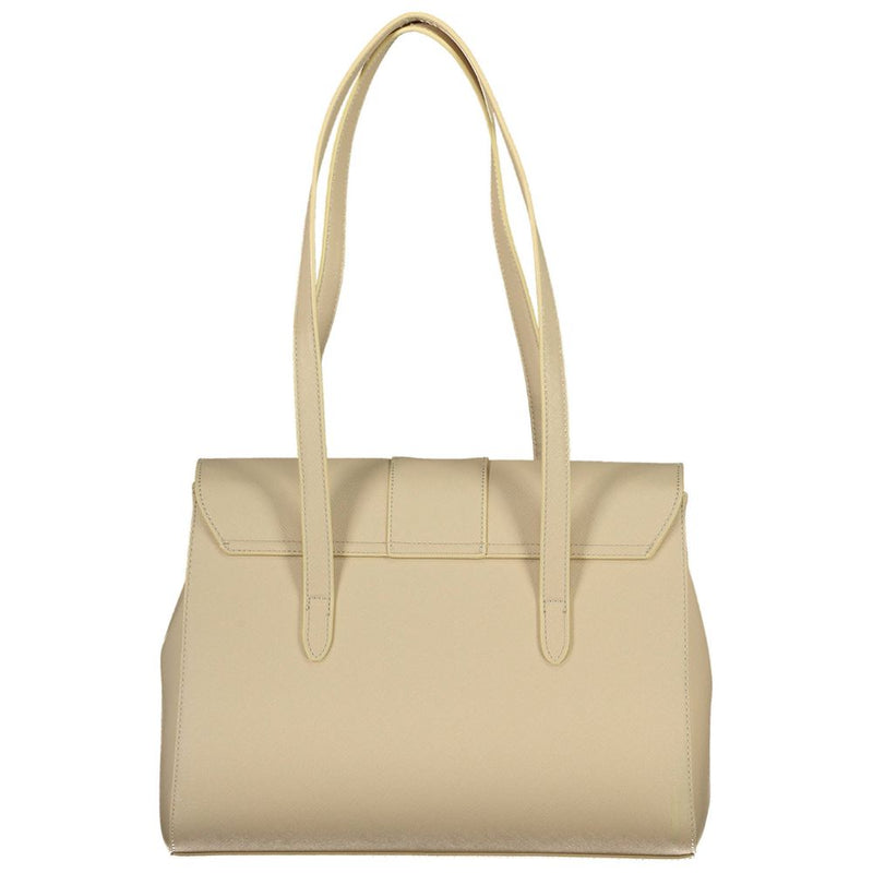 Beige Polyethylene Handbag Valentino Bags