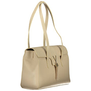 Beige Polyethylene Handbag Valentino Bags